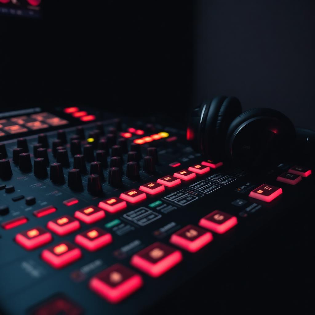 Professional DJ mixer used at Staffordshire events